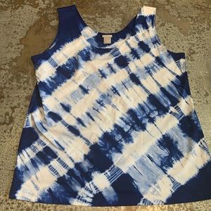 Size 2 Chico’s Tie Dye Tank Top Like New